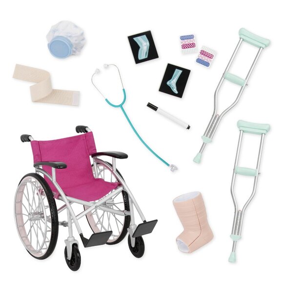 Our Generation Doll Medical Set with Wheelchair - Picture 1 of 1